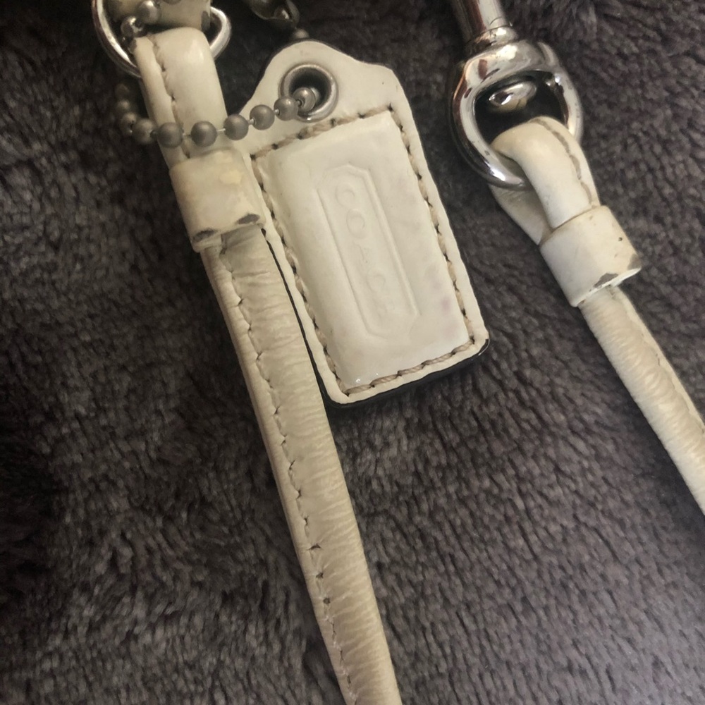 Coach wristlet white & brown - Picture 3 of 5
